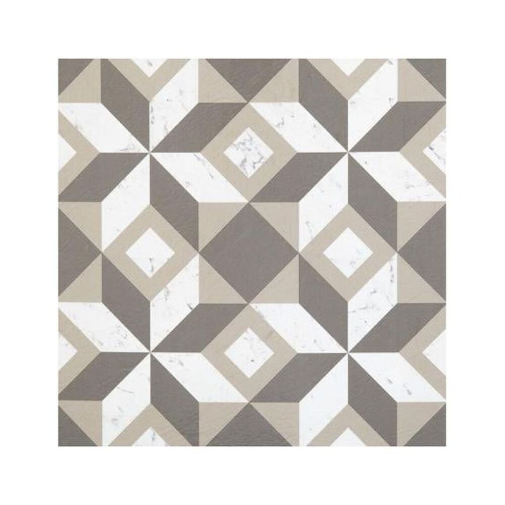 Retro 12 x 12 in. Self Adhesive Vinyl Floor Tile - Prism Marble - 20 Tiles & 20